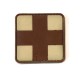 Medic Cross PVC Patch (Coyote/Brown)